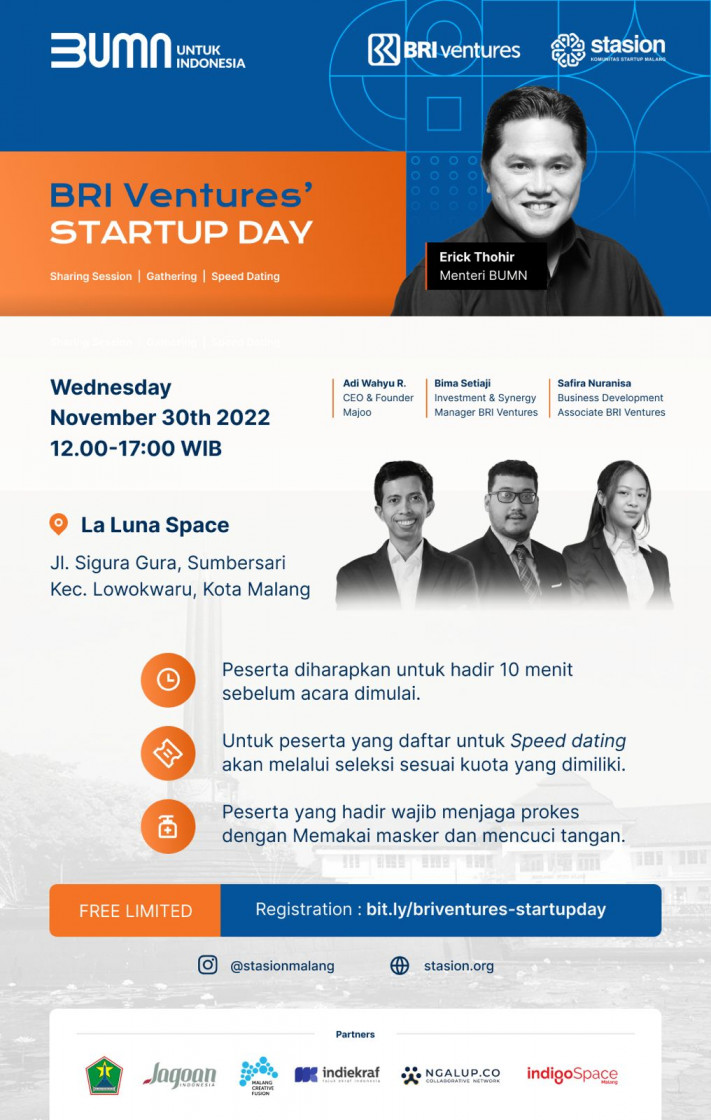 BRI VENTURES' STARTUP DAY